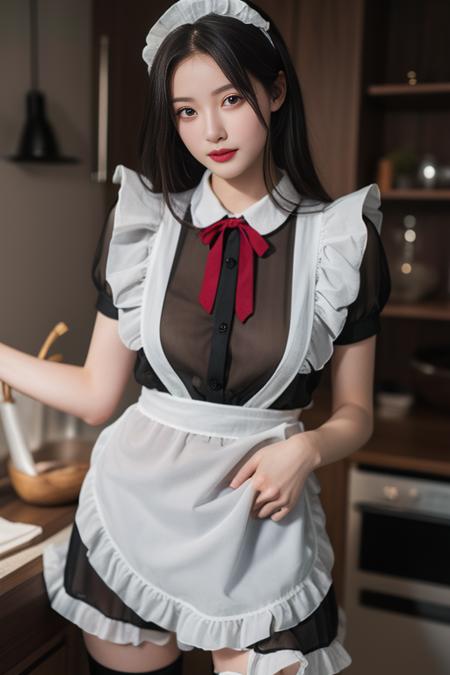 83910-75727783-ultra-detailed,highly detailed,best quality,masterpiece,illustration,realistic,_nvpu, 1girl, solo, maid, cosplay,_maid headdress.png